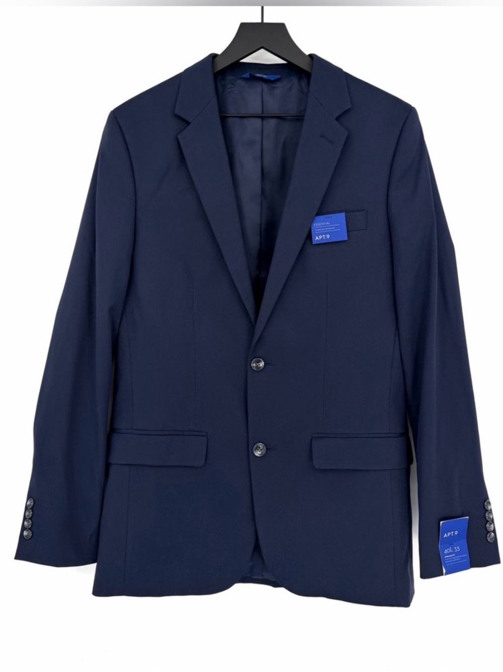 NWT Apt. 9 Navy Blue Men's Sport Coat Blazer